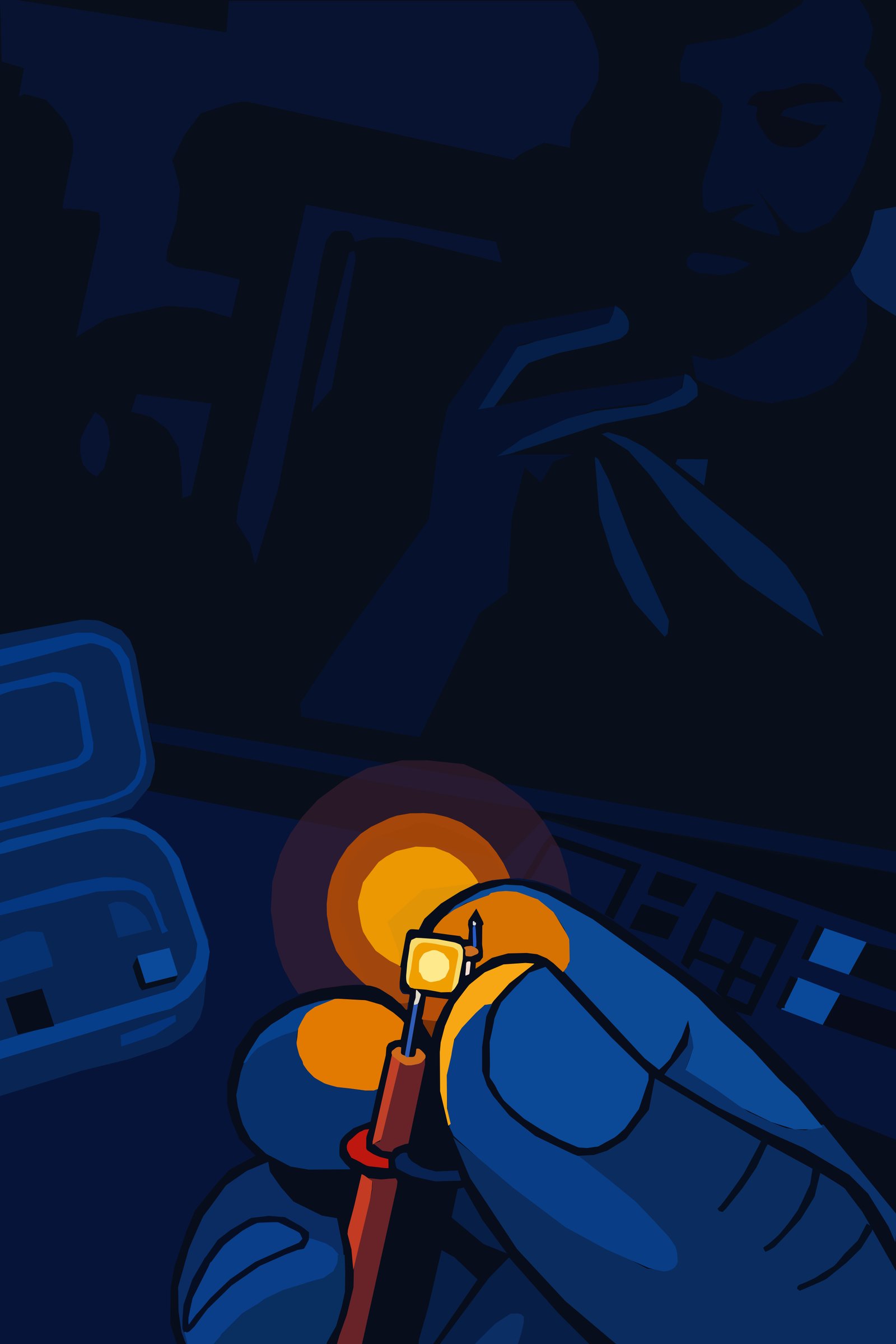 The glowing LED — that tiny happiness, every single time.